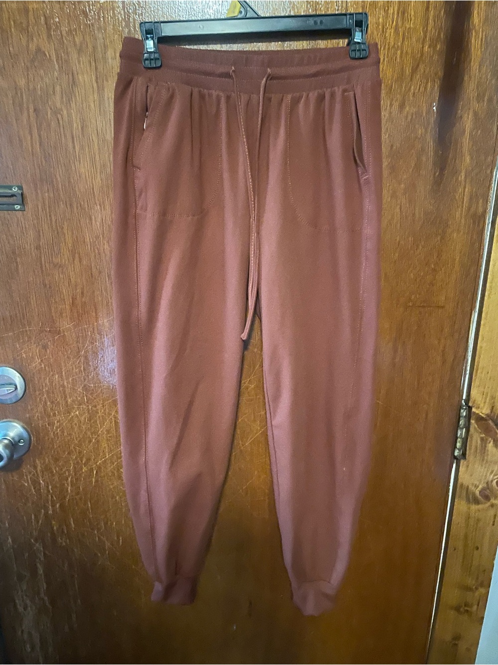 Rachel Zoe Rust Brown Track Joggers